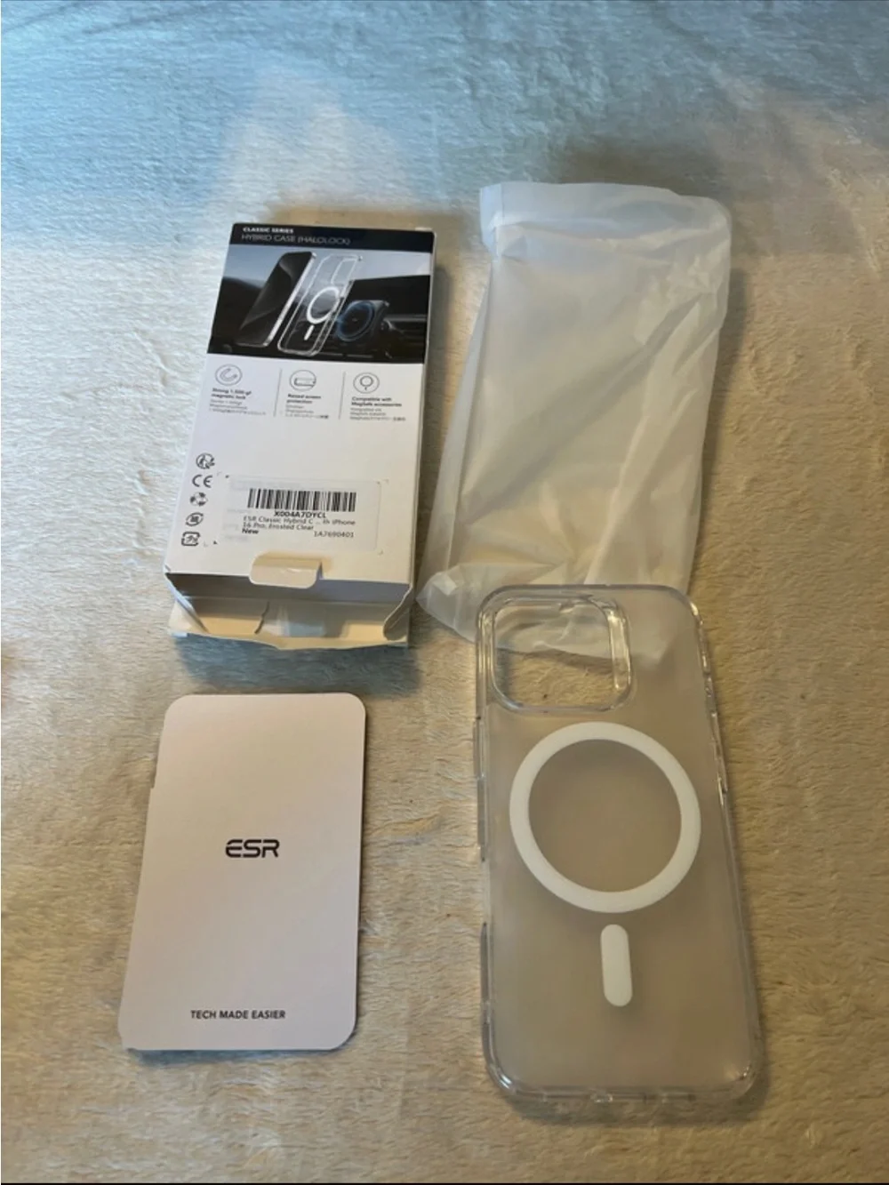 Clear Hybrid MagSafe-Compatible iPhone 16 Pro Phone Case